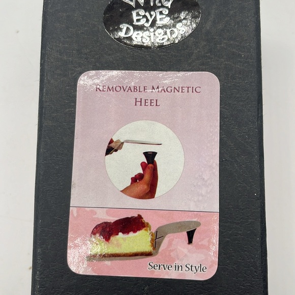 Cake & Pie Server - stainless Steel removable magnetic heel NWT - Picture 5 of 6